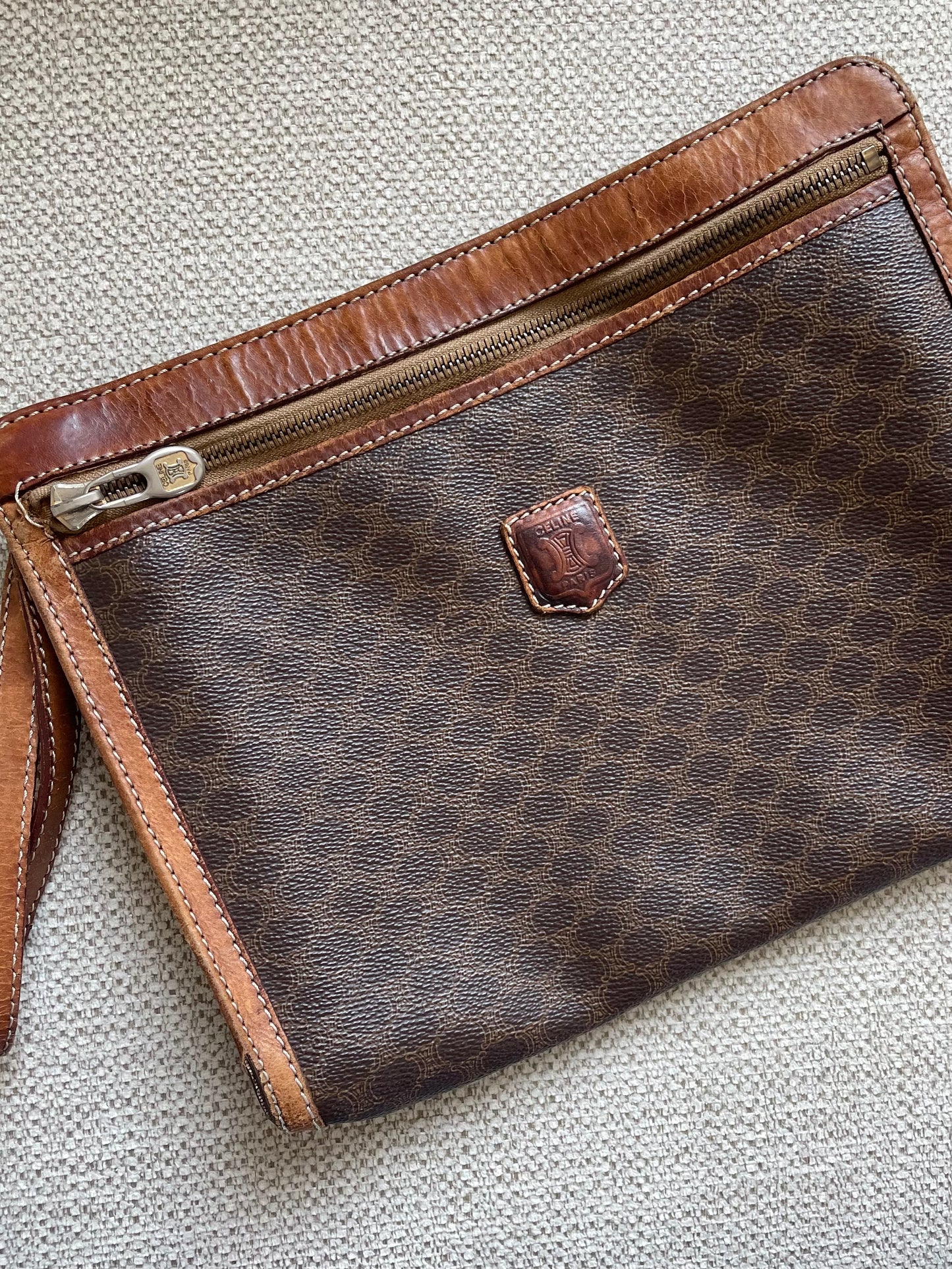 Classic Celine Macadam Wristlet