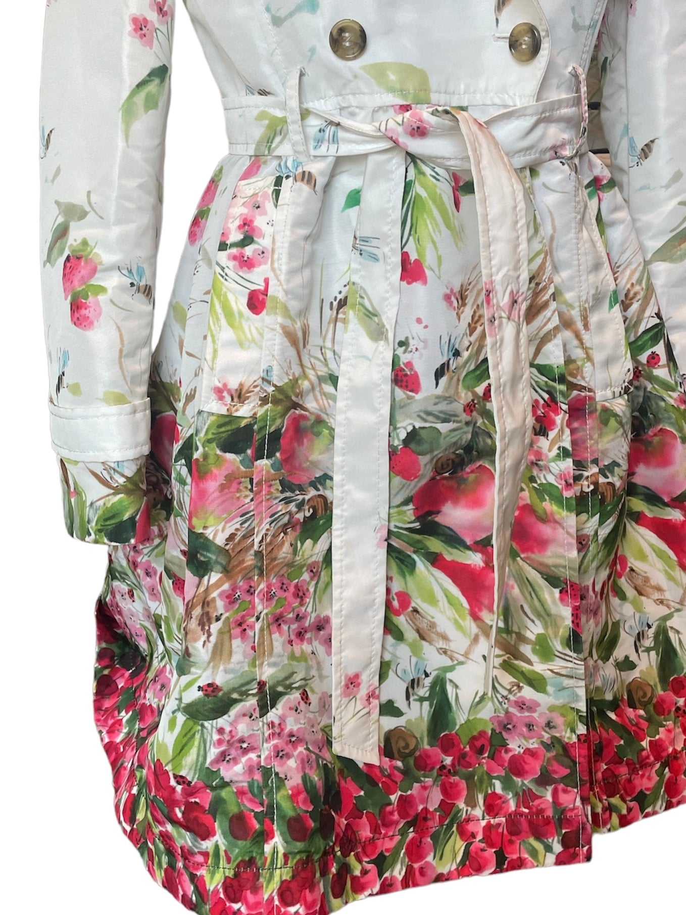 Red Valentino Floral Trench