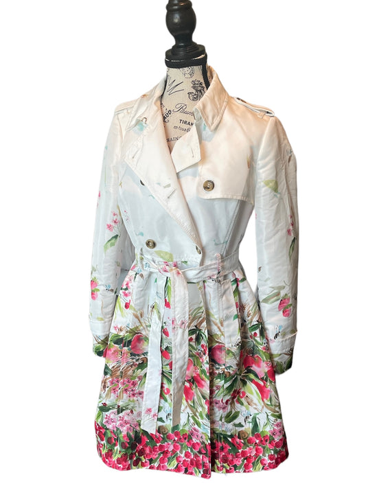 Red Valentino Floral Trench