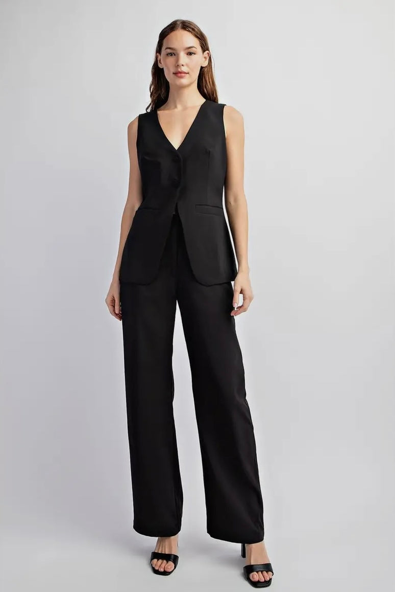 Tailored Long Vest