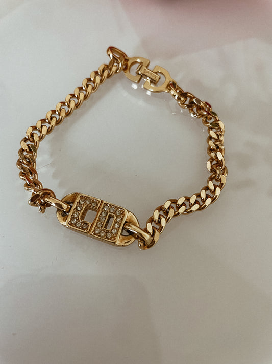 Christian Dior Rhinestone Bracelet