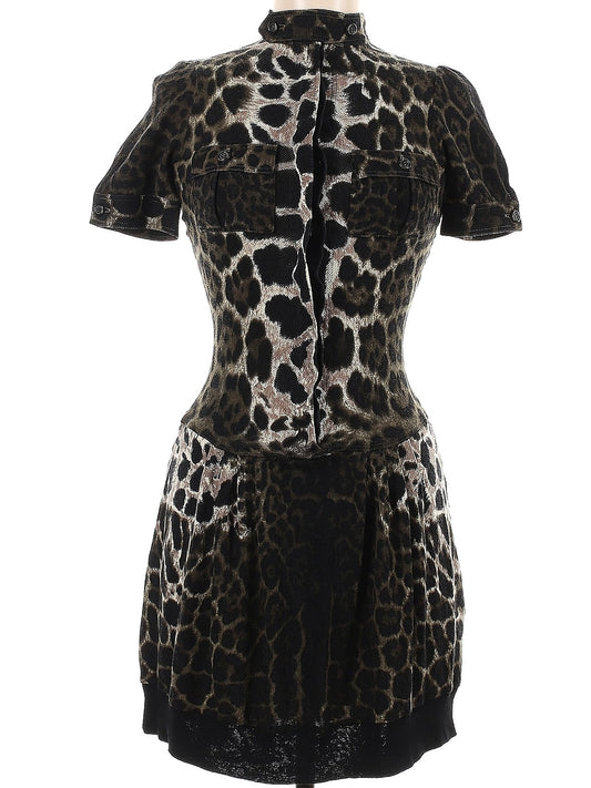 Yves Saint Laurent Animal Print Dress